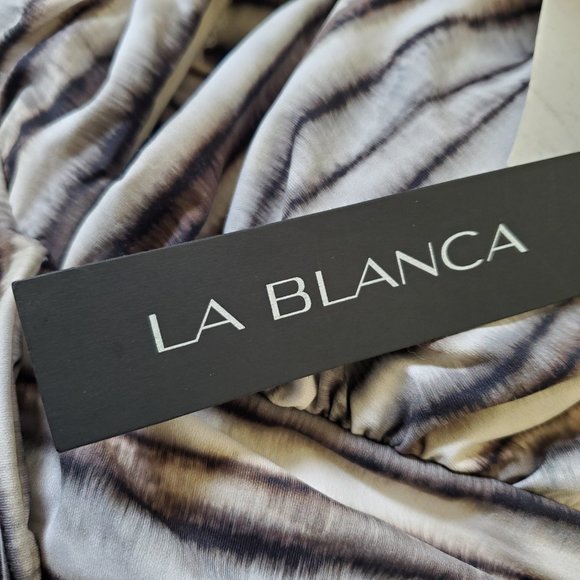 La Blanca Bamboo Tummy Control One-piece NWT 6 - Picture 2 of 3